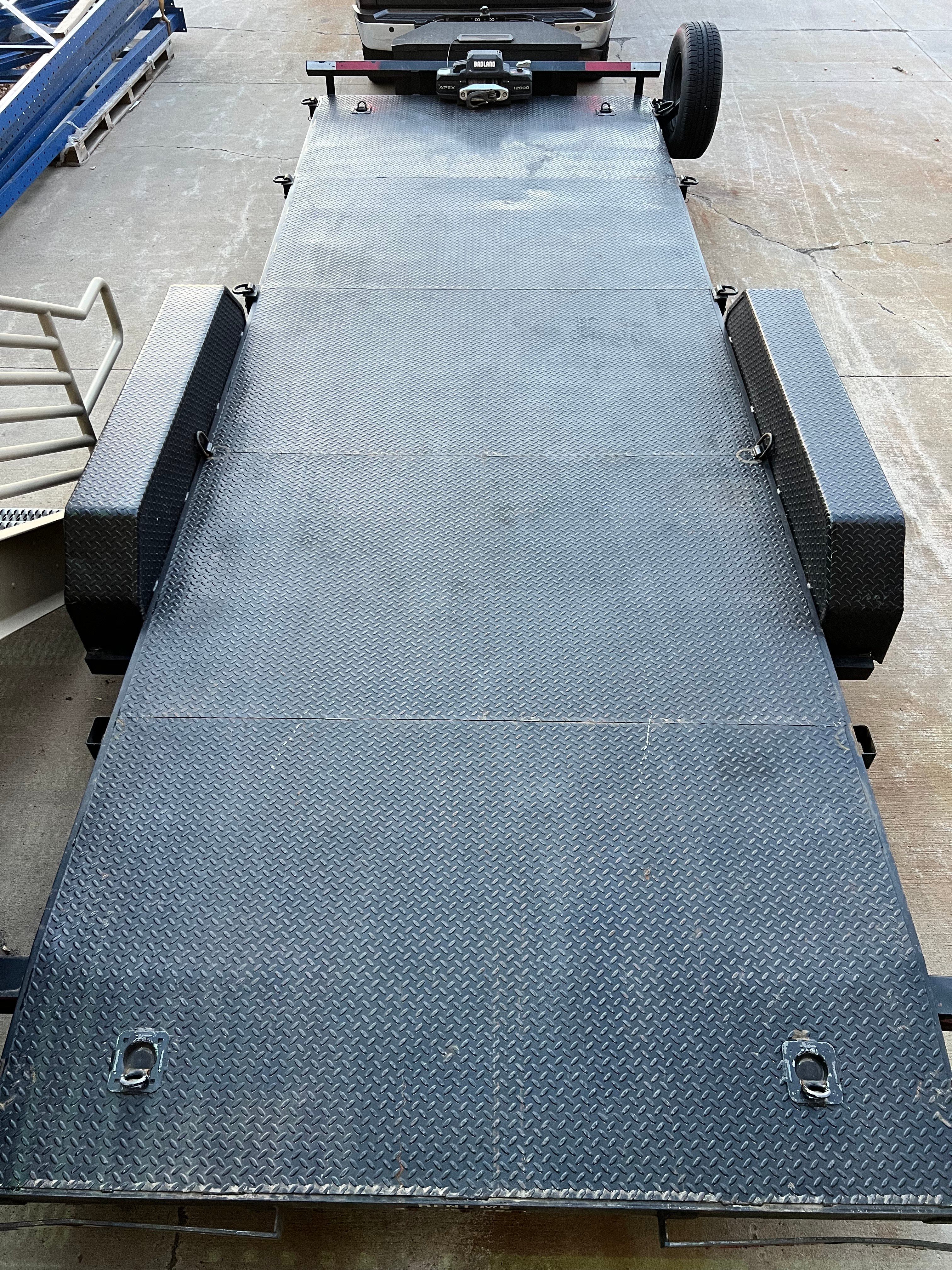 20ft Long 82" Wide Car Hauler thumbnail view 4 - car hauler trailer rental