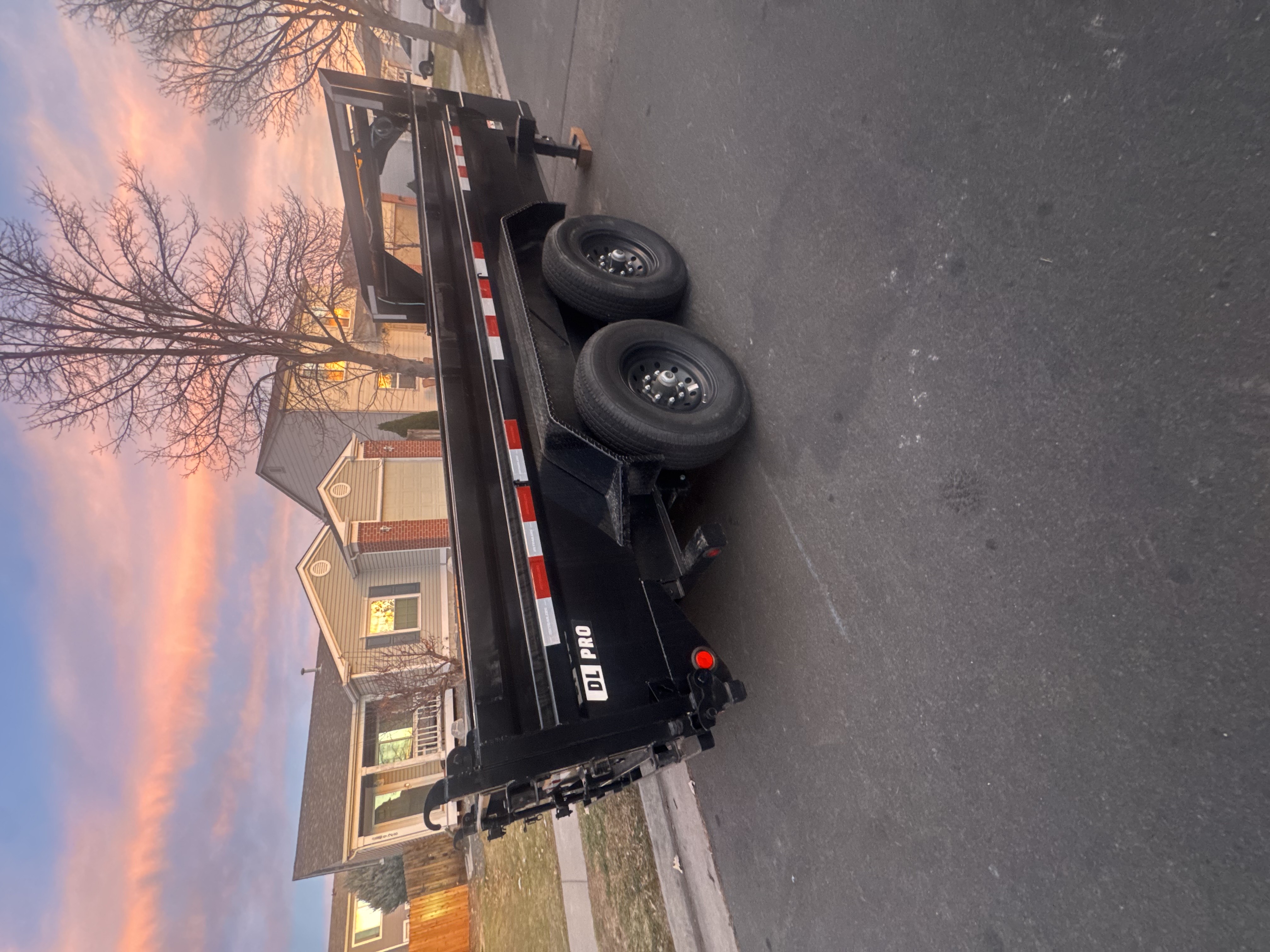 7x14ft Gooseneck Dump Trailer thumbnail view 5 - car hauler trailer rental